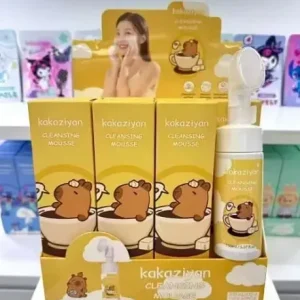 Purpurowa Pianka Oczyszczająca Kapibara Kakaziyan 150ml ze Szczoteczką Tylko do końca tygodnia