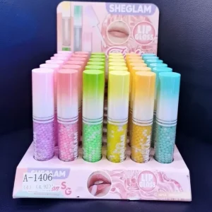 Błyszczyk Lip Gloss Sheglam z perełkami, zestaw 36 szt. Bezpieczne zakupy