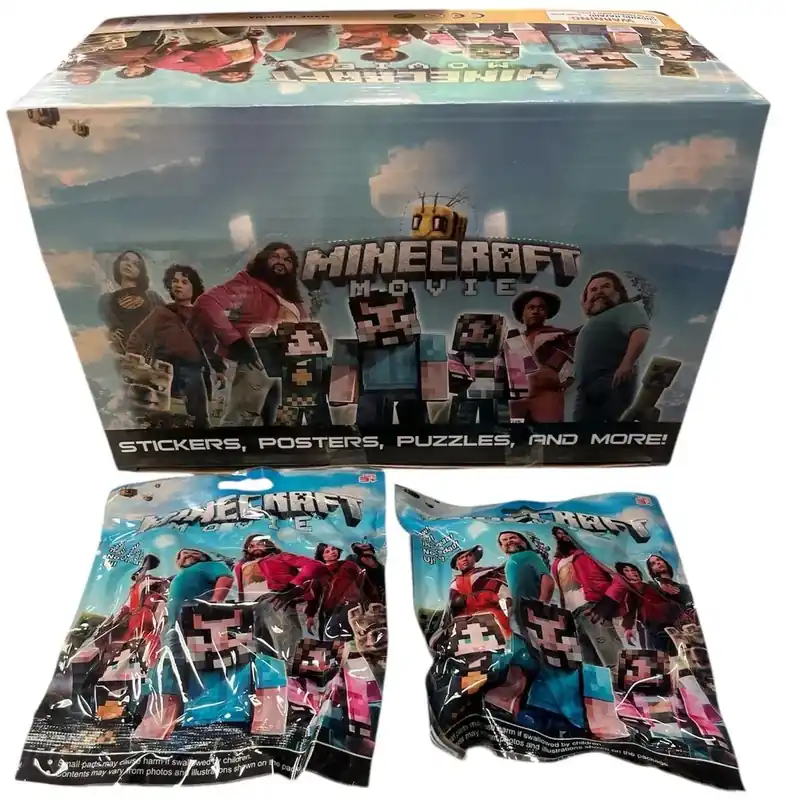 Ostatnie sztuki Saszetki Minecraft Movie - Naklejki, Plakaty, Puzzle (24 szt.)
