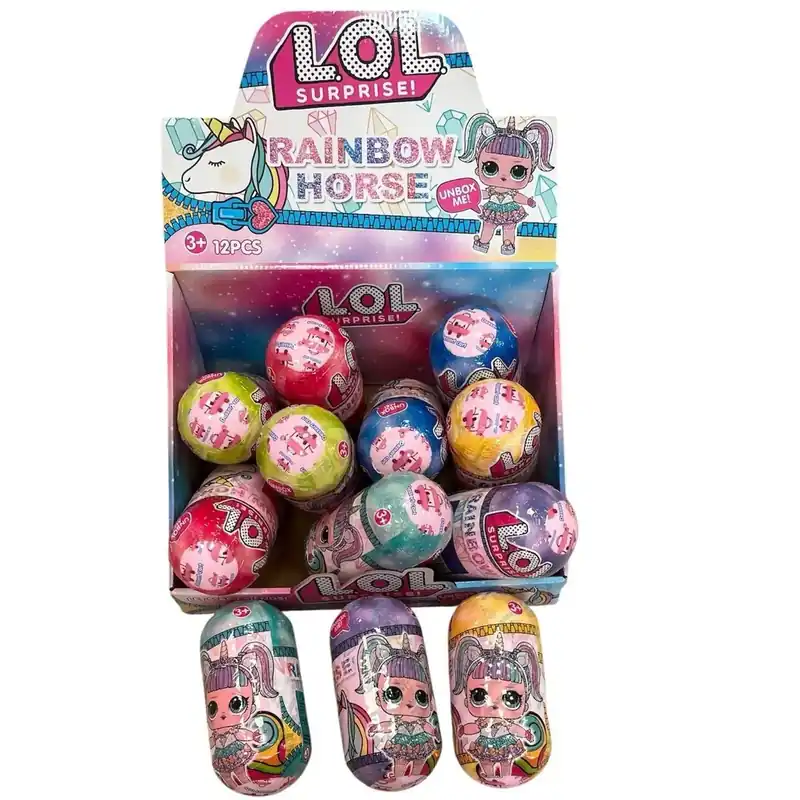 Kapsuła Niespodzianka Ball Surprise LOL Rainbow Horse 12szt Cena promocyjna