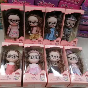 Zabawki Lalka dla Dzieci Princess Luo Xi w Okularach Mix 6szt Wyjątkowa oferta