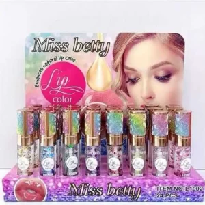Miss Betty Lip Color - Błyszczyk do ust, 24 szt. Darmowy zwrot
