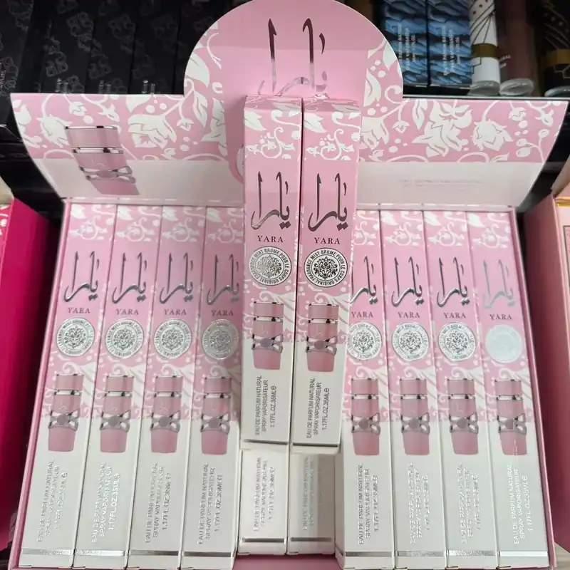 Ograniczona ilość Perfumy YARA 35ml EDP w sprayu, różowe opakowanie - 20 szt
