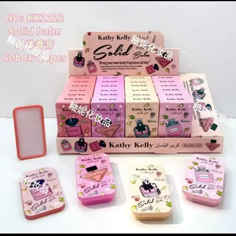 Perfumy w Kremie KATHY KELLY Solid Balm Mix Zapachów 24 szt. Nowość