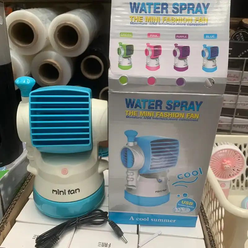 Mini Wentylator Water Spray z Mgiełką Wodną USB Mix Kolorów Oferta czasowa