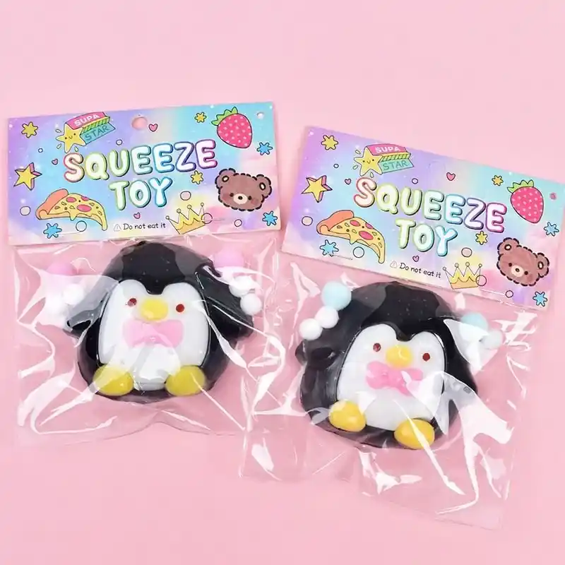 Zabawki Squeeze Toys Pingwin Supa Star, 16 szt. Darmowa dostawa