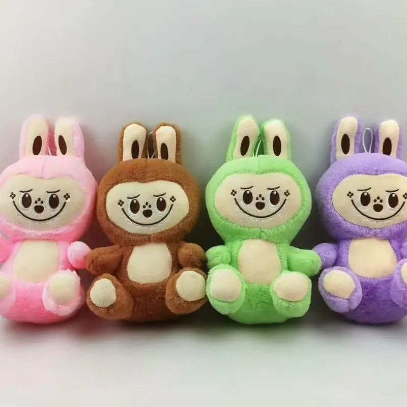 Popularny Maskotka Pluszowa Labubu 25cm Mix Kolorów Uśmiechnięta