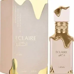 Perfumy Lattafa Eclaire 100ml EDP, elegancki flakon złote zdobienia Cena promocyjna