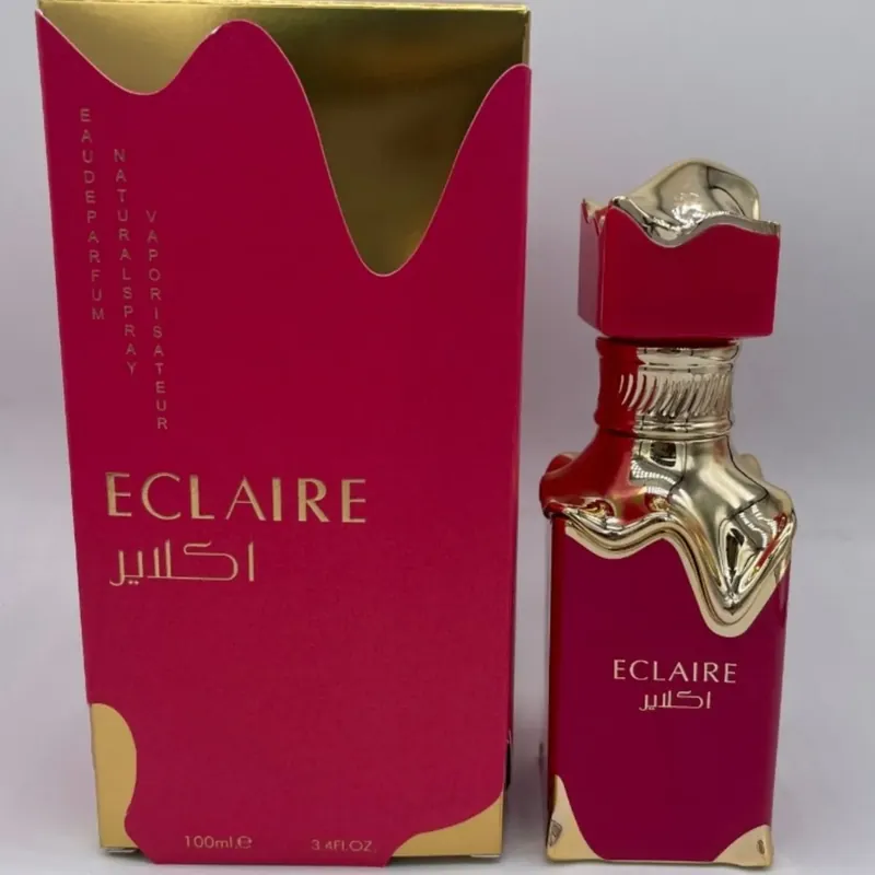 Perfumy Lattafa Eclaire 100ml EDP - Różowo-Złoty Flakon Tani
