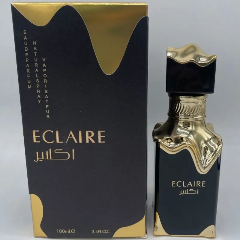Perfumy Lattafa Eclaire 100ml EDP, czarno-złoty flakon Hit sprzedaży