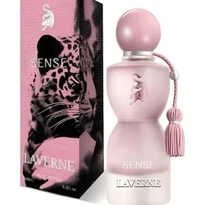 Kup online Perfumy Laverne Sense 100ml różowy flakon z ozdobnym chwostem