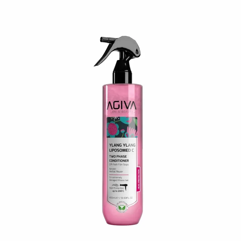 Ograniczona ilość Agiva Odżywka Dwufazowa do Włosów 400 ml Ylang Ylang Termoochrona