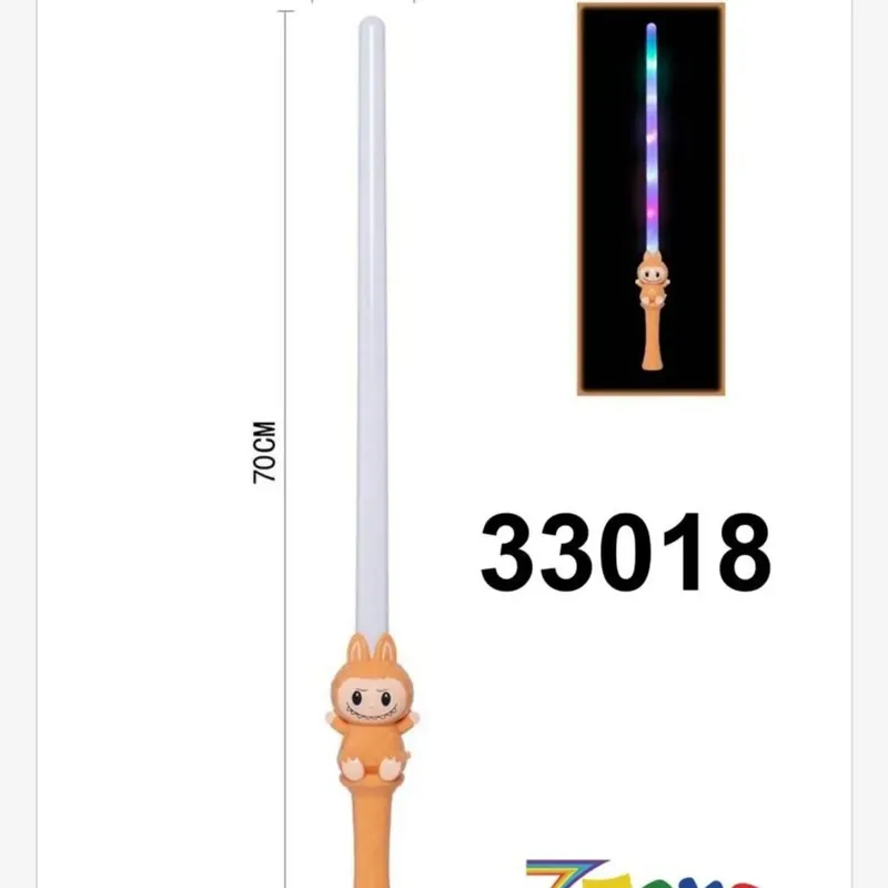 Nowy Miecz Świetlny Labubu LED 70cm z Uchwytem Zajęcy 7Toys