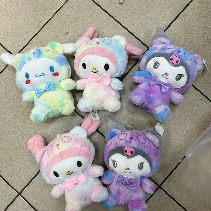 Maskotka Pluszowa Kuromi Mix Pastelowy Tie-Dye 12szt Darmowy zwrot