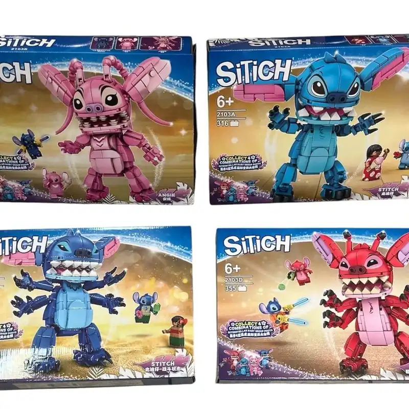 Oferta Klocki Stitch SiTiCH Zestaw 4 szt Figurki Kolekcjonerskie 6+