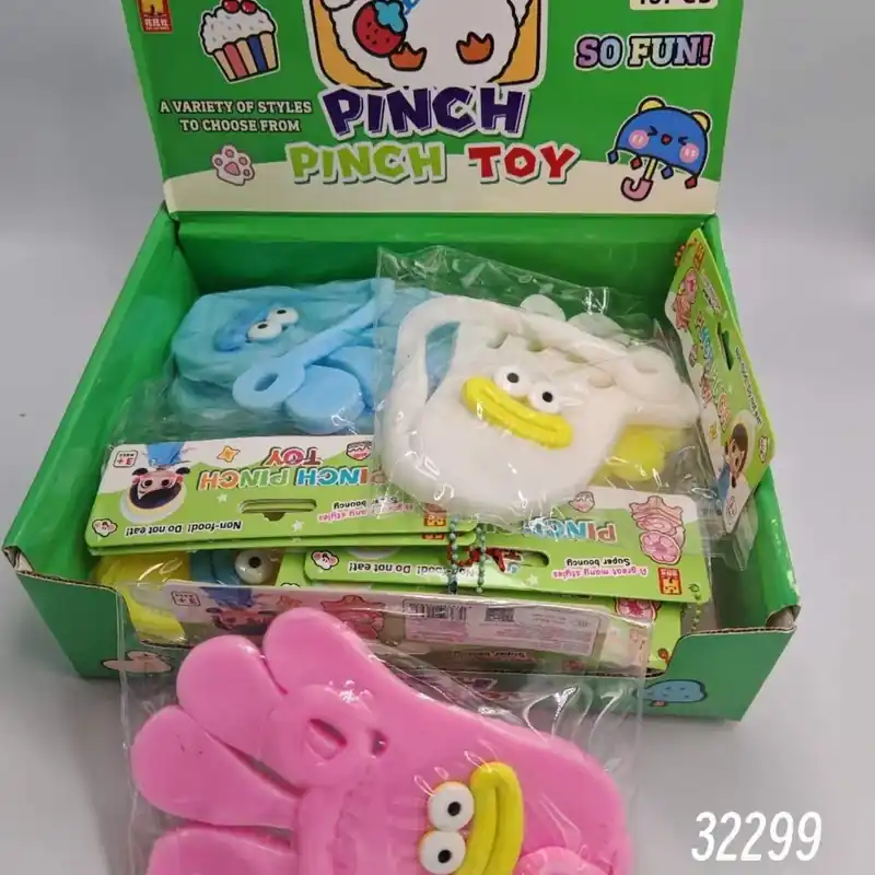 Zniżka Zabawki Pinch Pinch Toy Gniotki Antystresowe 10 szt. Mix Kolorów