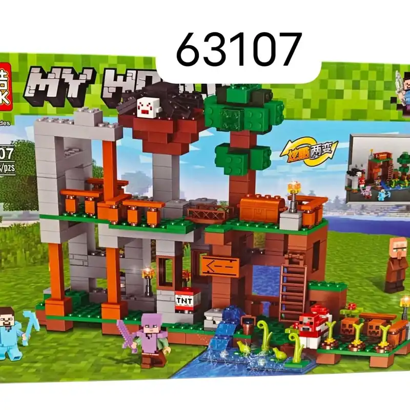 Obniżka ceny Klocki My World 449PCS PRCK 63107 Zestaw Konstrukcyjny