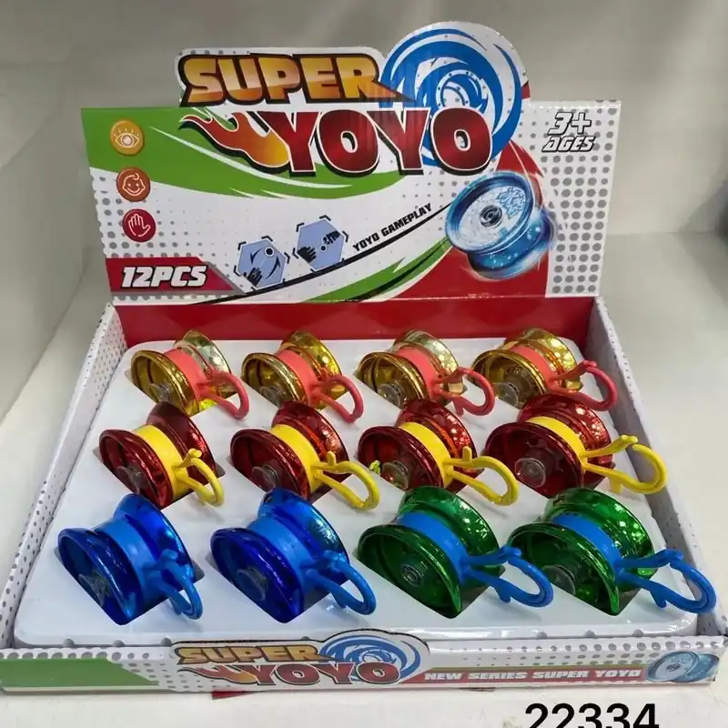 Wyjątkowa oferta Zabawki Super YOYO metalizowane, zestaw 12 szt, mix kolorów