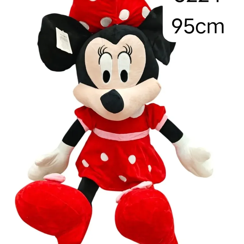 Promocja Maskotka Pluszowa Myszka Minnie 95cm Czerwona Sukienka