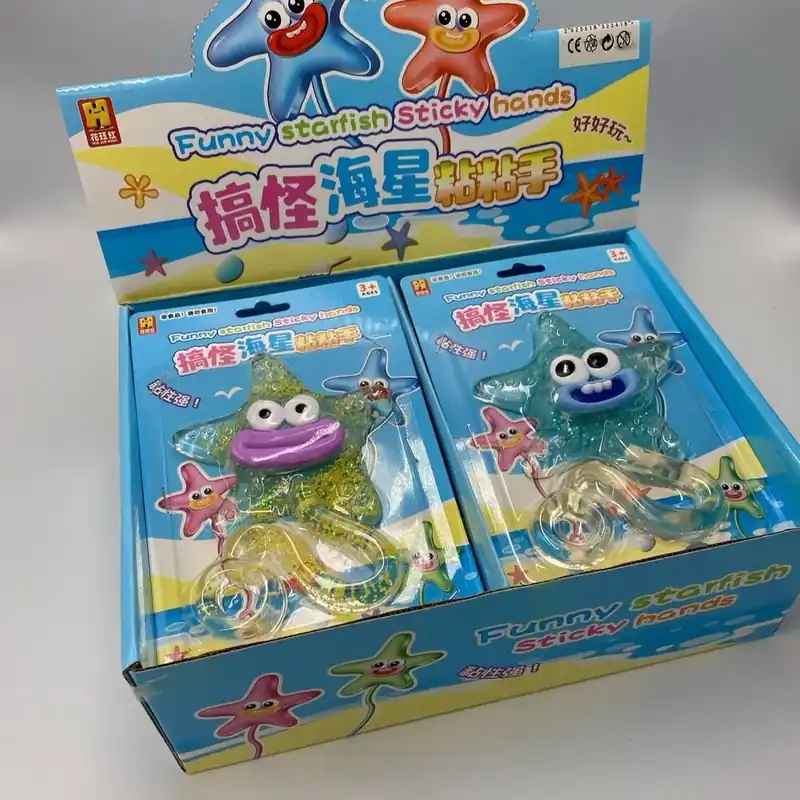 Zabawki Funny Starfish Sticky Hands Lepkie Rozgwiazdy 16 szt. Wysoka jakość