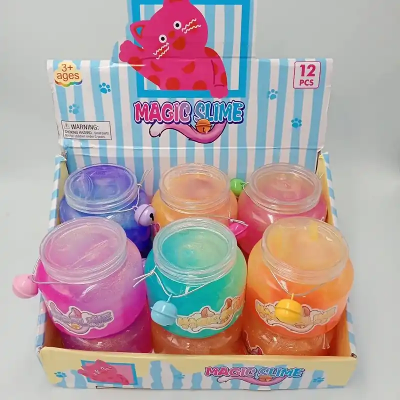 Zabawki Magic Slime z dzwoneczkiem, masa plastyczna 12 szt. Tylko dziś