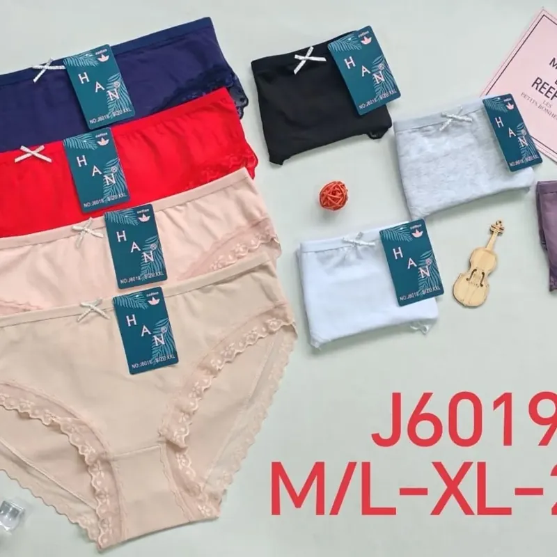 MAJKI DAMSKIE bawełniane HAN J6019 z koronką, M-2XL Kup online