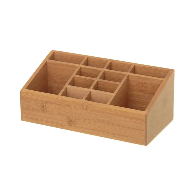 Wyjątkowa oferta Organizer bambusowy na kosmetyki 25x13x10 cm