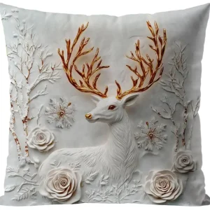 Zniżka Poszewka JELONEK Z EFEKTEM 3D 40x40 cm