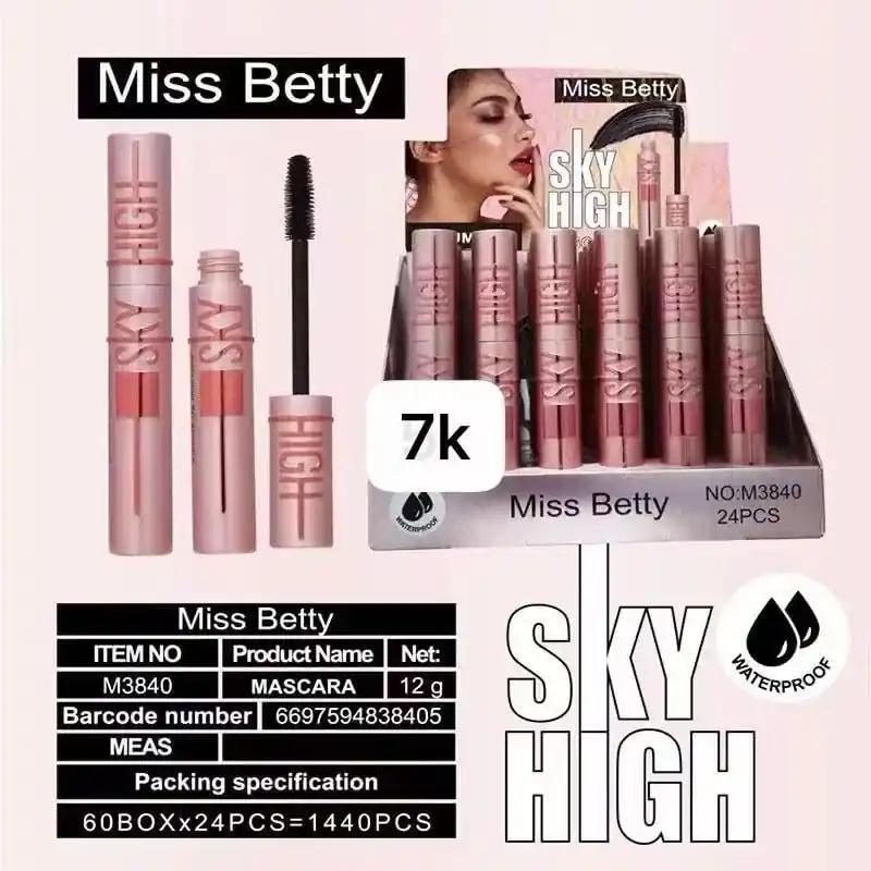 Rabat Maskara Sky High Miss Betty Wodoodporna 12g - 24 szt.