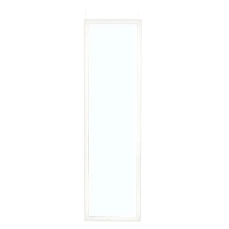 Lustro na drzwi 30x120 cm białe Zniżka