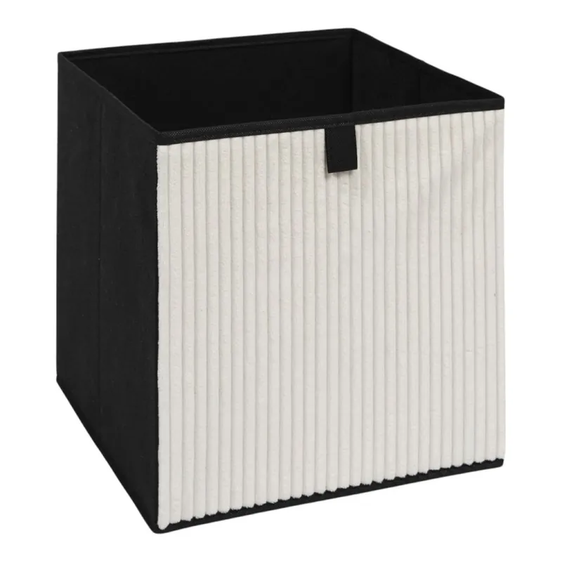 Pojemnik Corduroy Box 30x30 cm kremowy Sprawdź teraz
