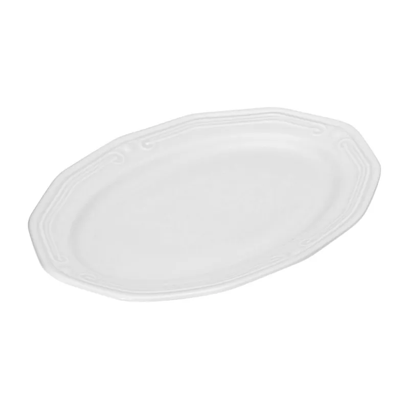 Biały półmisek z porcelany 25 cm Athenee Zniżka