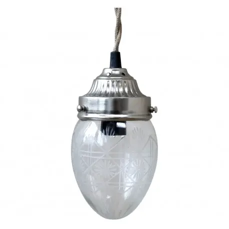 Szklana Lampa Chic Antique Owalna Wyjątkowa oferta