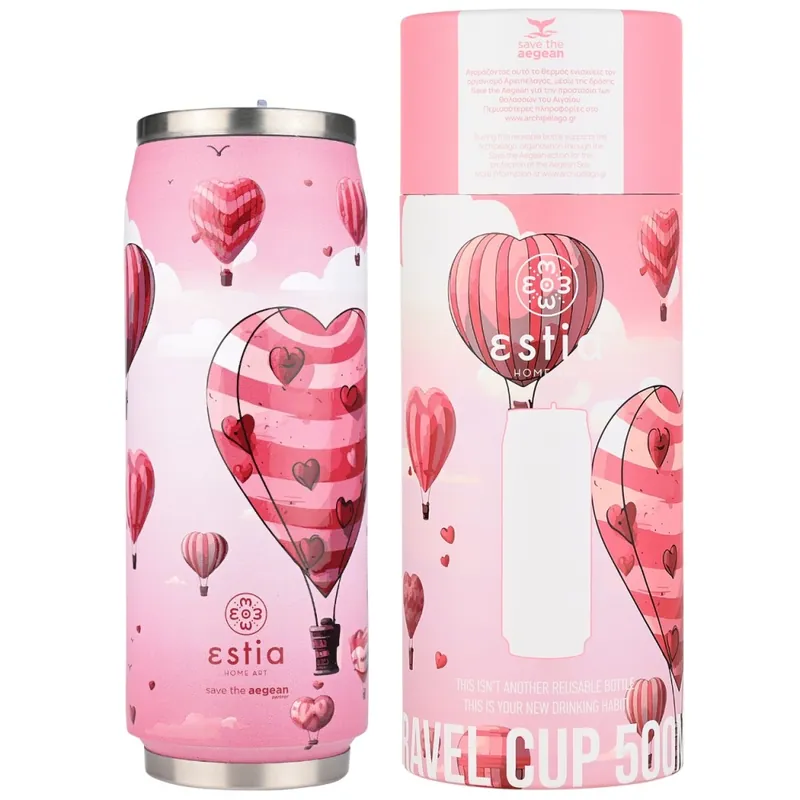 Oferta Kubek termiczny ze słomką 500 ml Love Ascend