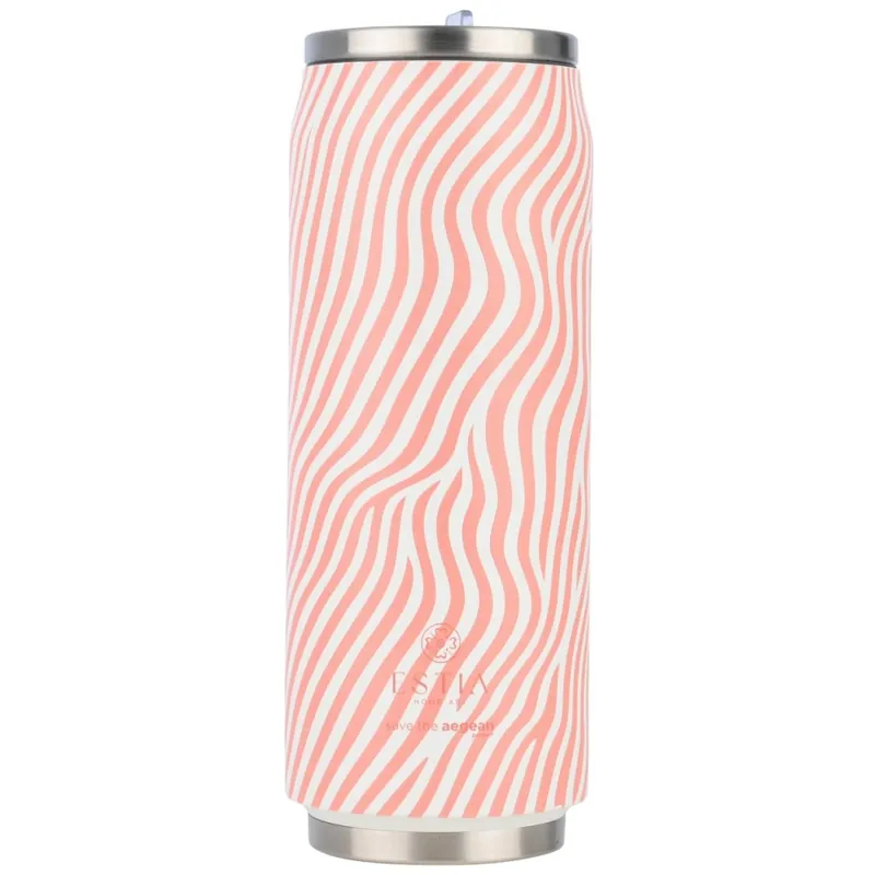 Kubek termiczny ze słomką 500 ml Soft Ripple Najlepsza cena