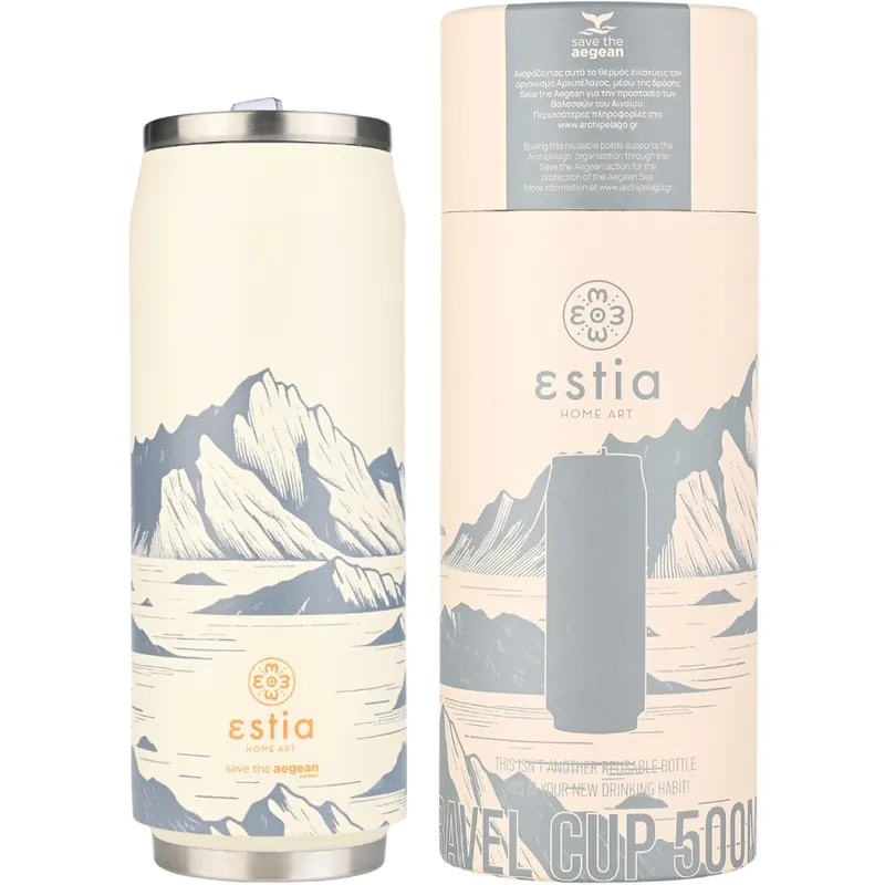 Kubek termiczny ze słomką 500 ml Alpine Essence Okazja