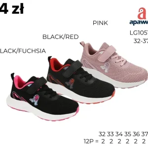 Buty sportowe dziecięce Apawwa LG1051P 32-37 na rzepy Hit sprzedaży