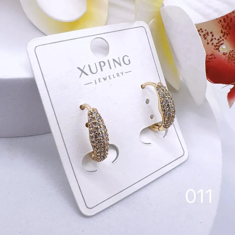 Zamów dziś Kolczyki damskie hoop z cyrkoniami Xuping Jewelry