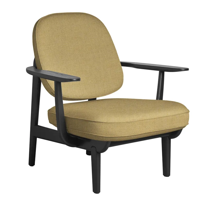 Fotel Fred Christianshavn 1110 - Czarny Jesion Fritz Hansen Bezpieczna płatność