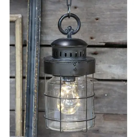 Lampa Industrialna Factory Szklana Nie przegap