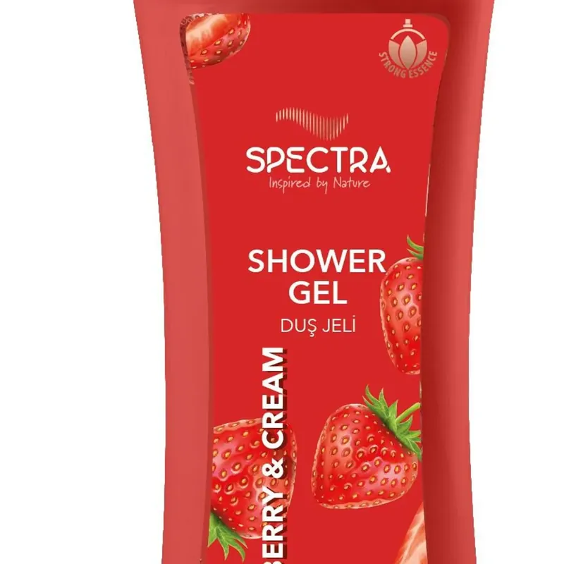 Nowość Żele pod prysznic SPECTRA Strawberry & Cream 750 ml