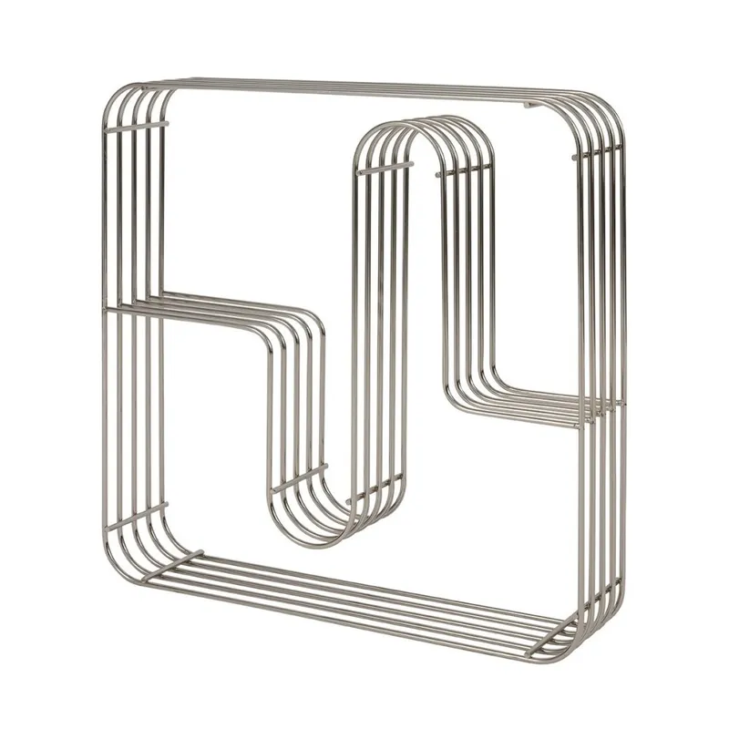 Półka Curva 45 Cm Srebrna Aytm Bestseller