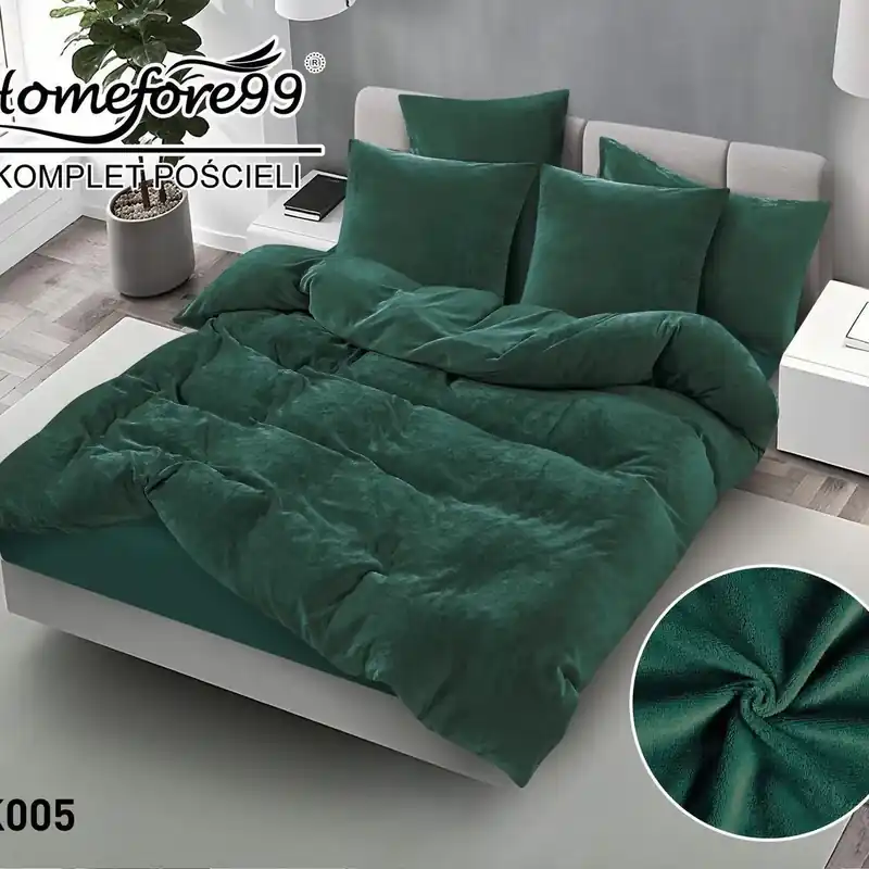 Komplet pościeli 3-częściowy 200x220 cm Homefore99 zielony Szybka wysyłka