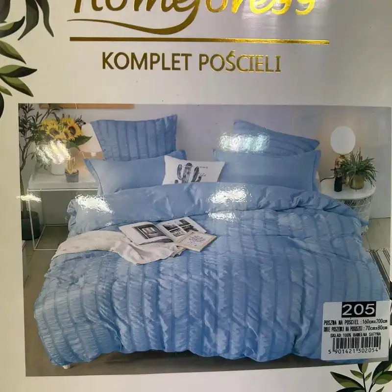 Tylko do końca tygodnia Komplet pościeli 3cz. Homefore99 160x200cm BIAŁAWA