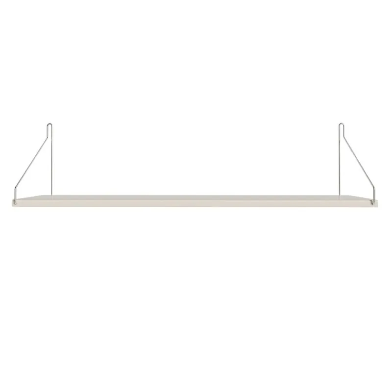 Ostatnie sztuki Półka Single 80 Cm Biała - Stalowe Wsporniki Frama