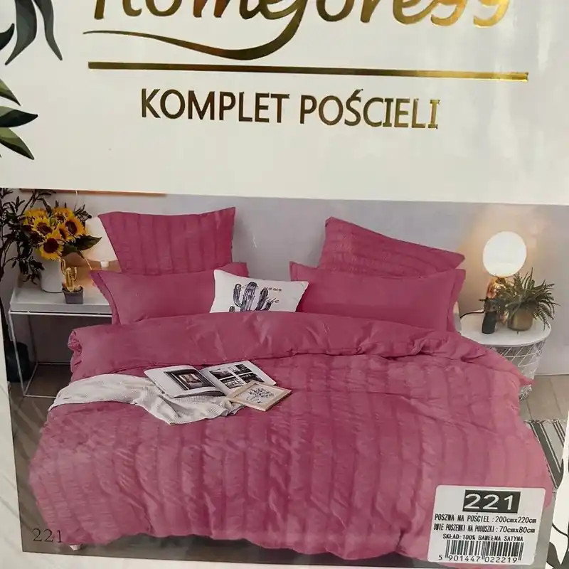 Wyjątkowa oferta Komplet pościeli 3cz. biała 200x220cm Homebefore99