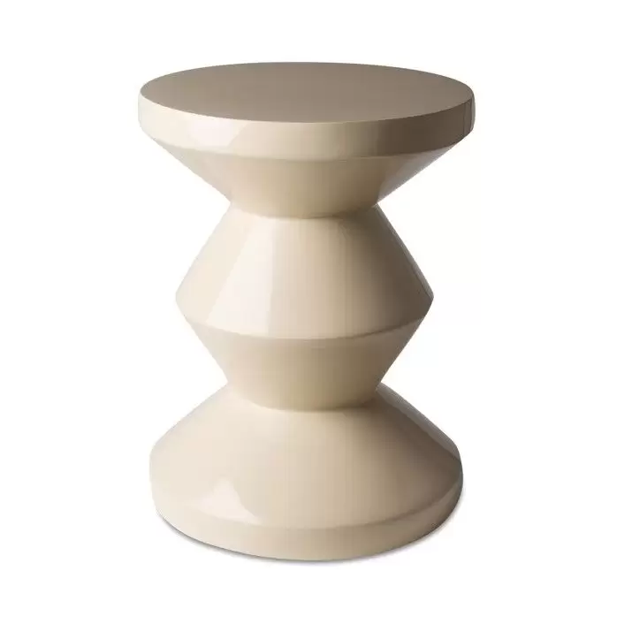 Taboret Zig Zag Beżowy Pols Potten Oferta limitowana