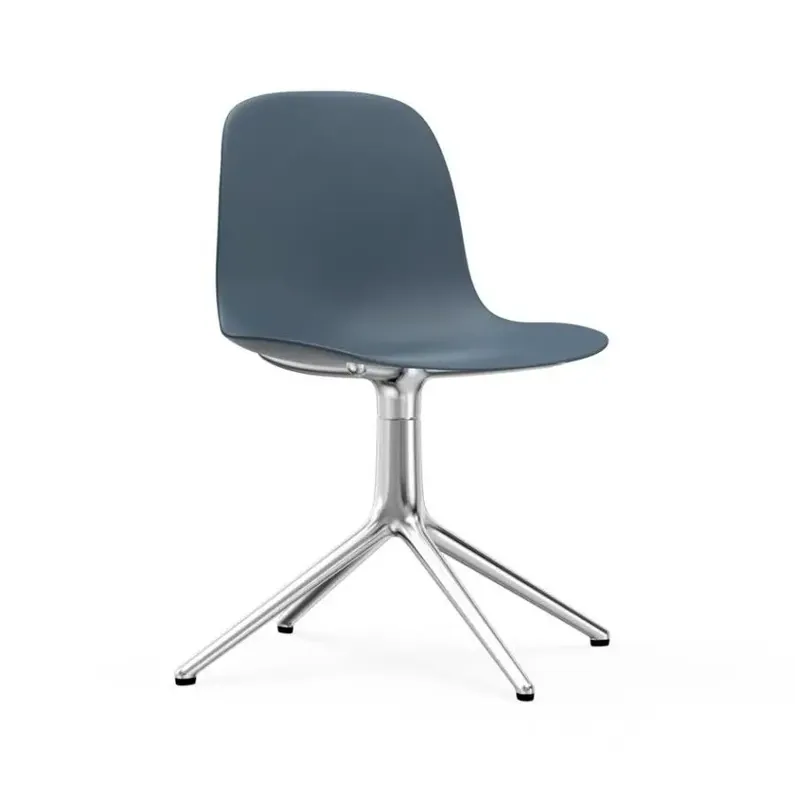 Krzesło Obrotowe Form Aluminiowa Podstawa Niebieskie Normann Copenhagen Hit cenowy