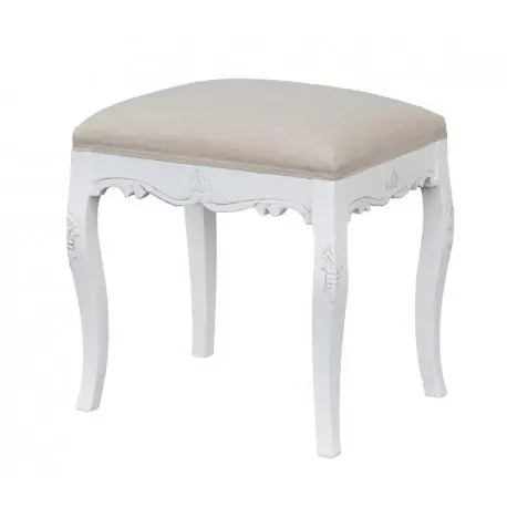 Biały Taboret Prowansalski Rimini White Livin Hill Oferta czasowa