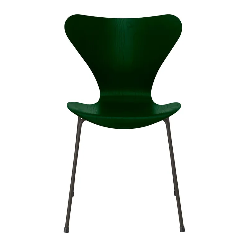 Tani Krzesło Series 7 Fornir Barwiony Leśna Zieleń Fritz Hansen